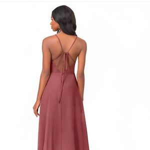 Bridesmaid dress never worn!
Color is called Amethyst.